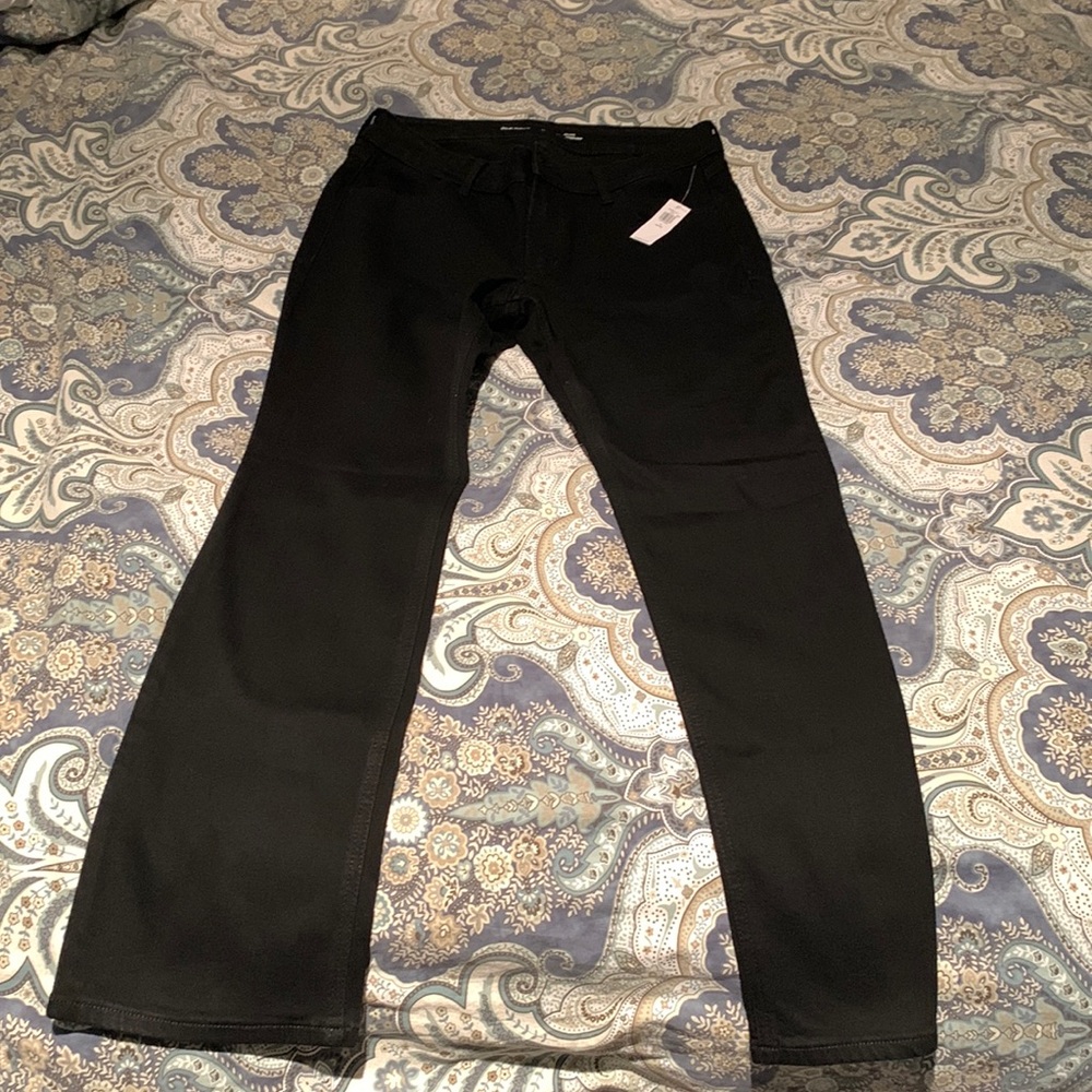 NWT Old Navy Wow boot cut mid rise black jeans 10 petite
